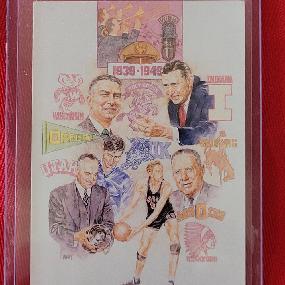 1992 NCAA, 1939 TO 1949 FINAL FOUR BASKETBALL CARD!!!